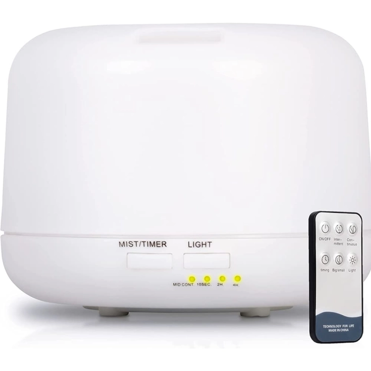 [PRODUTO-FRONTEND] Umidificador de ar Difusor De Ambientes Aromatizador Ultrassonico 500ml com Controle Remoto - NÃO APAGAR