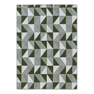 Produto - [PRODUTO-FRONTEND] Tapete Geométrico Para Sala Ou Quarto 1,35 M X 1,00 M Antiderrapante - NÃO APAGAR